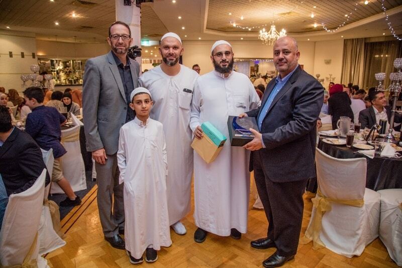 05 Dr Zac Matthews Mr Fady Taha and Sh Tarek Albikai from Al Bayan Institute and Mr Bashar Al Jamal Director of Human Appeal International Australia