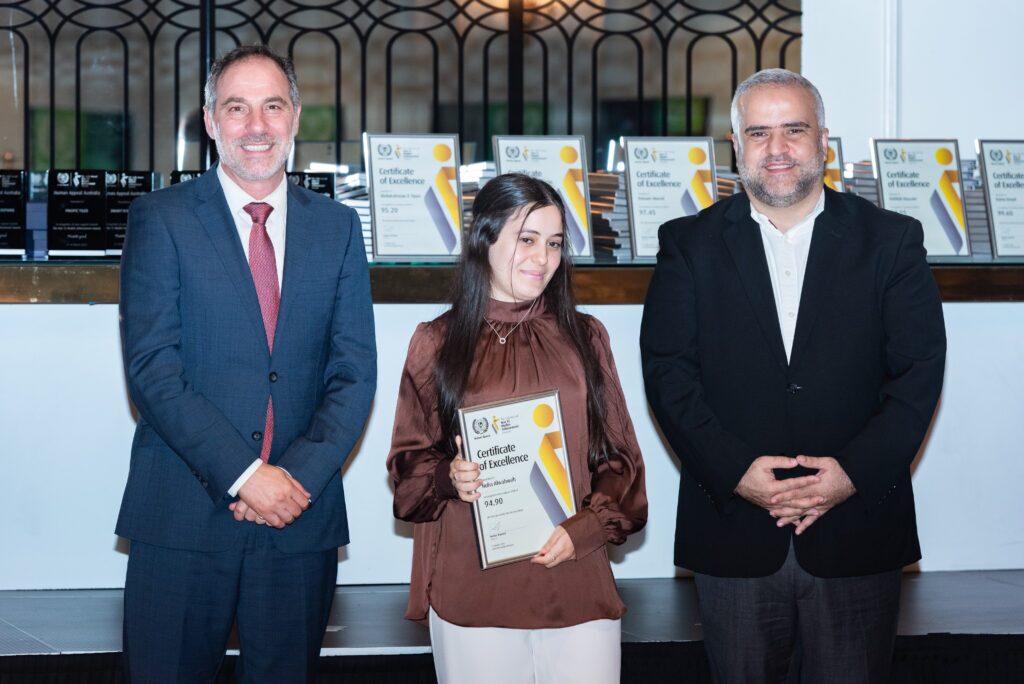 Jihad Dib MP; Award Recipient And Issam Chaouk, Human Appeal Director Of Projects